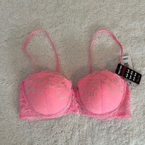 Multi-way Pink Lace Bra